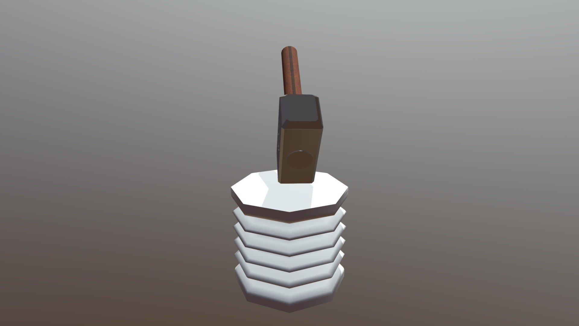 Martelo Do Thor com Textura e Bump Map
