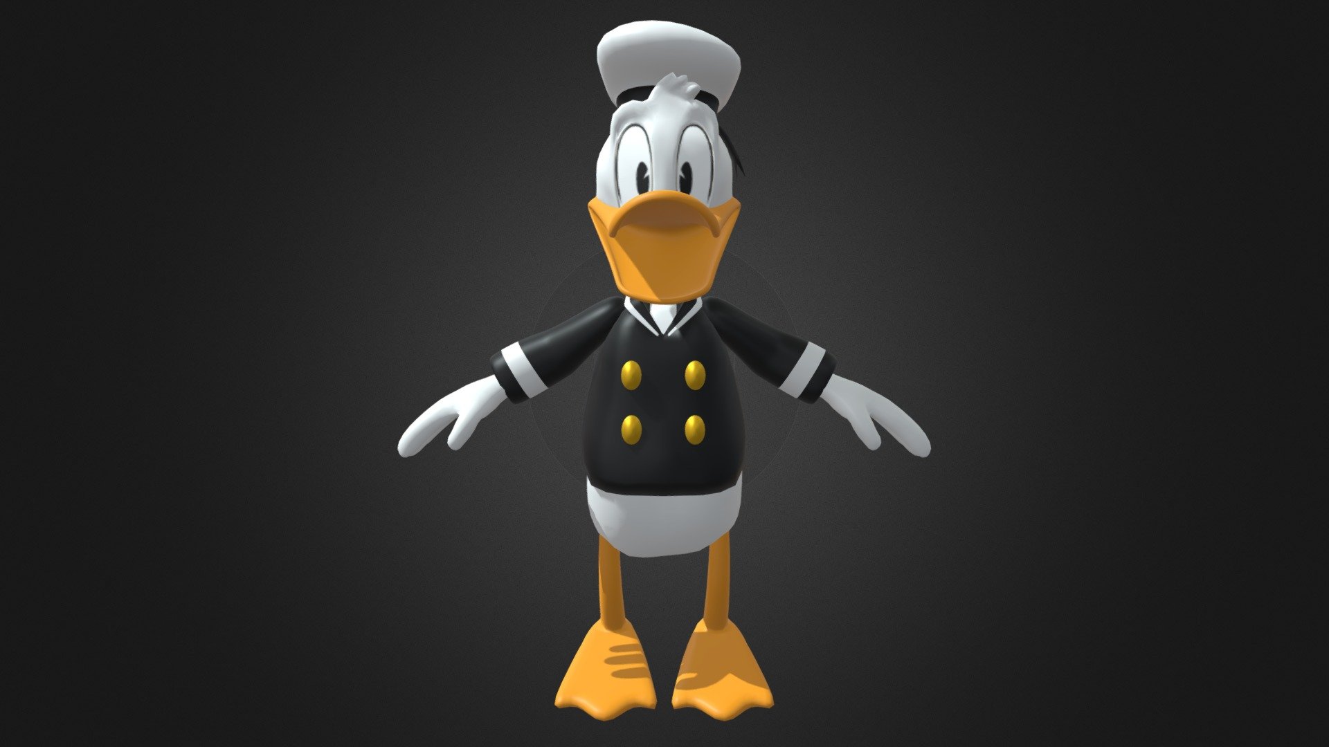 Donald Duck - Ducktales 2017 - 3D model by Refref1990 [846c119] - Sketchfab