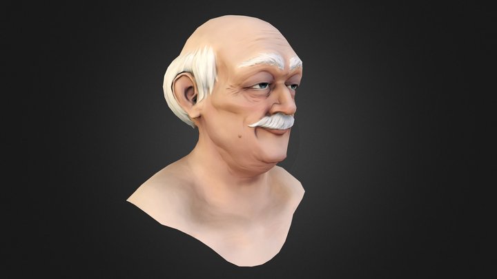Oldman 3D Model