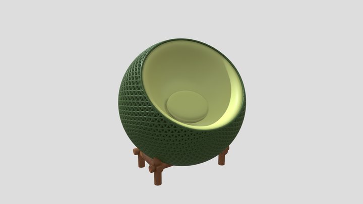 Melon Chair 3D Model