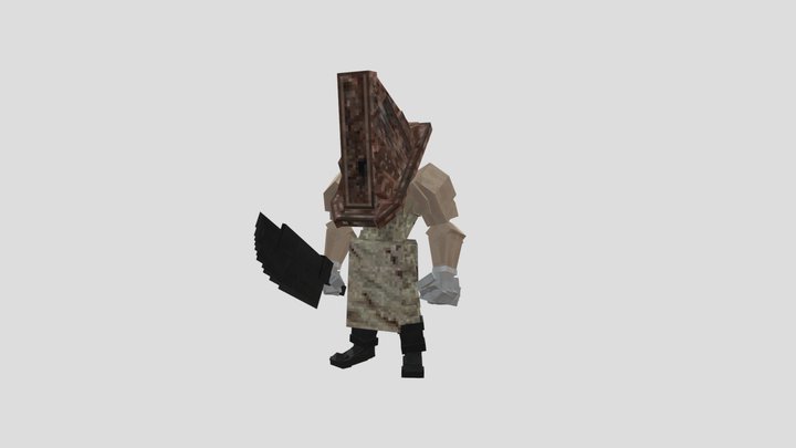 Minecraft Red Pyramid Thing 3D Model