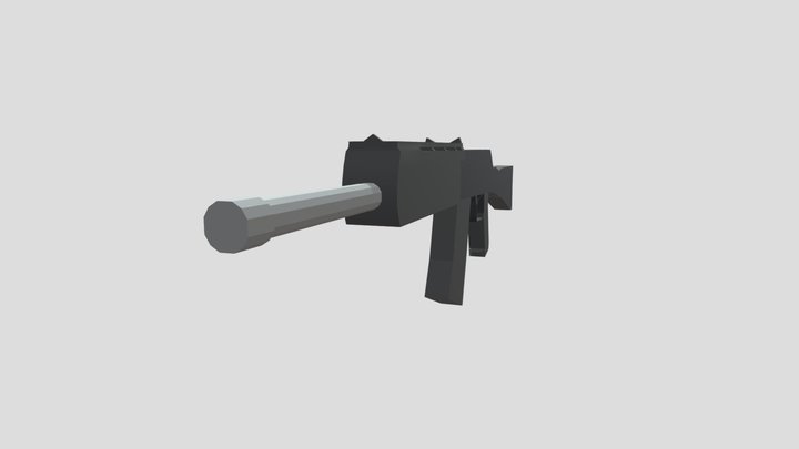 Free Saiga 12 Low Poly Model 3D Model