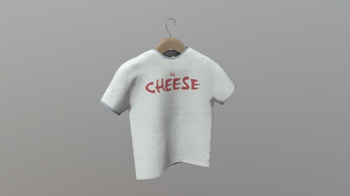 Shirt On Hanger 3D Model