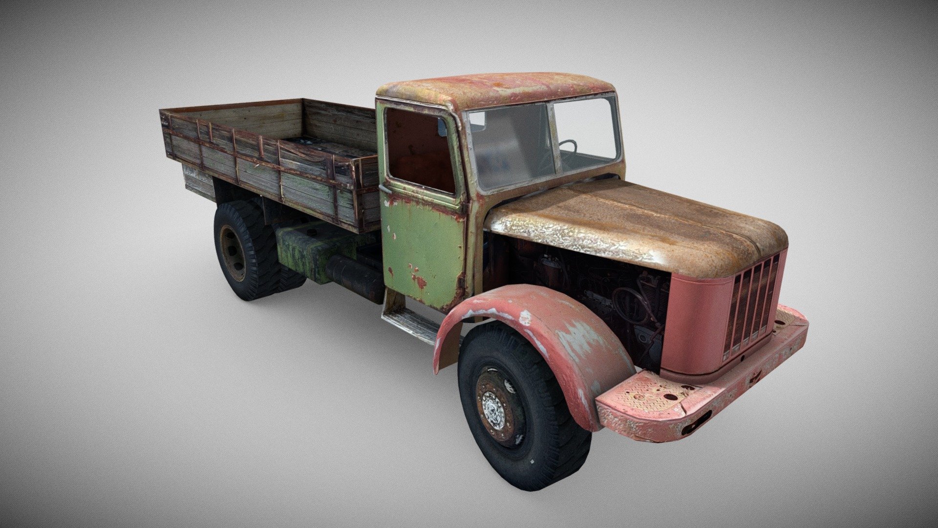 Csepel truck - 3D model by clidey71 [846dc67] - Sketchfab