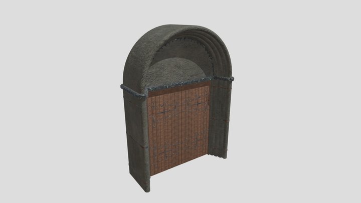 Medieval Door 3D Model