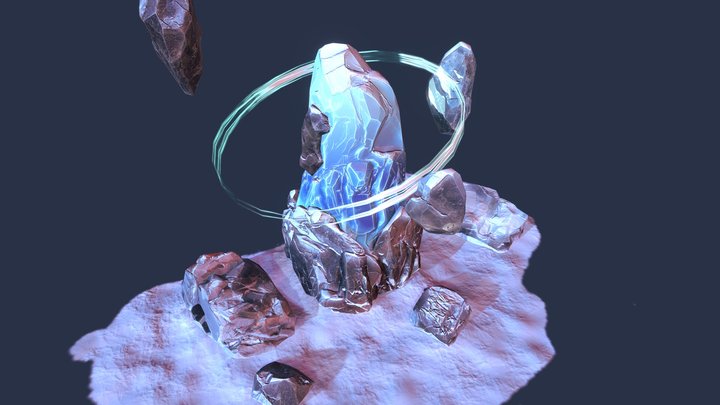 Rock Render 3D Model