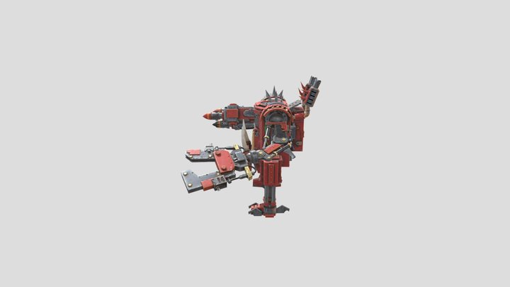Warhammer 40,000 Ork Killa Kans 3D Model