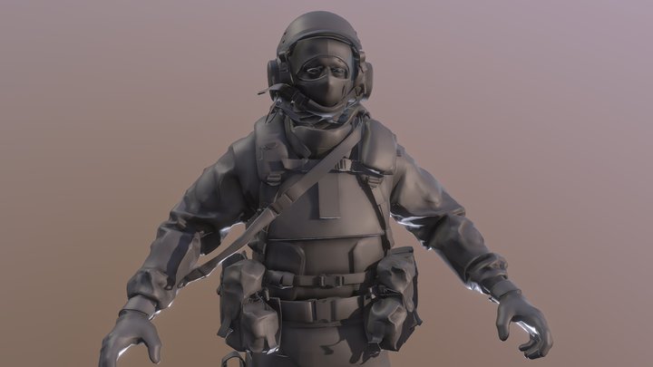 Body Mp Eastern Bale Modern Warfare 3D Model