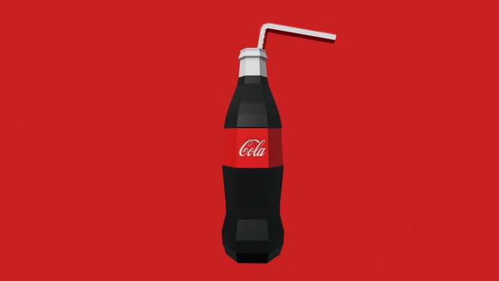 Cola Bottle 3D Model