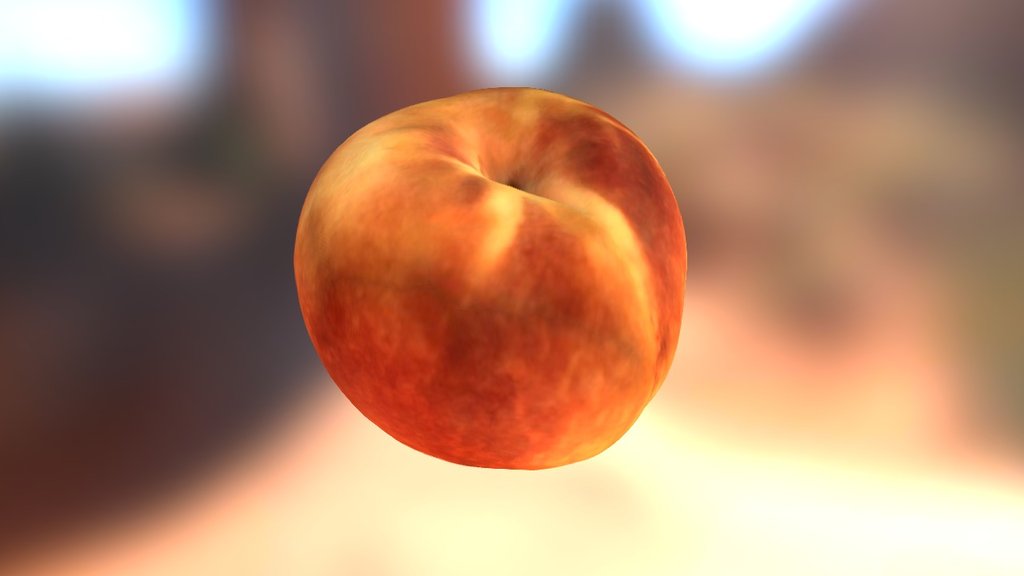 Peach, by Afinia ES360 3D Scanner