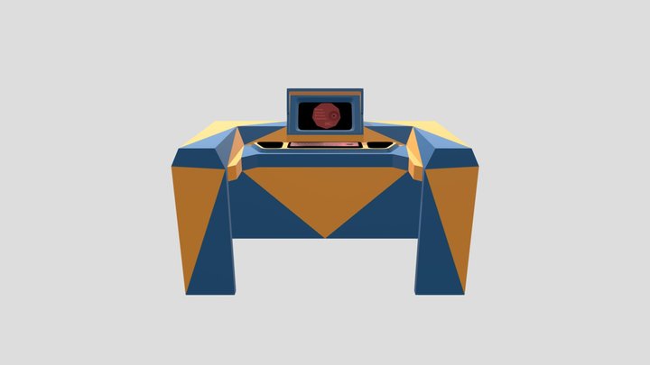 Cyberpunk Computer 3D Model