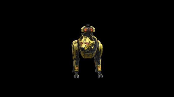 Futuristic_cyberpunk_sentinel_dog (1) 3D Model
