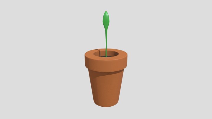 Game Assets: Plant Stage 1 3D Model