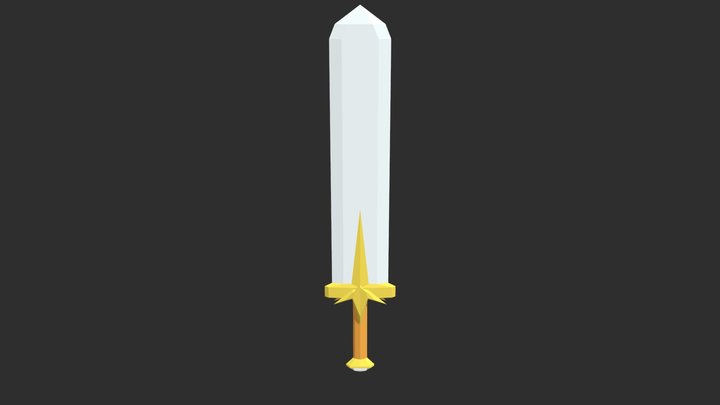The Saphire Sword 3D Model