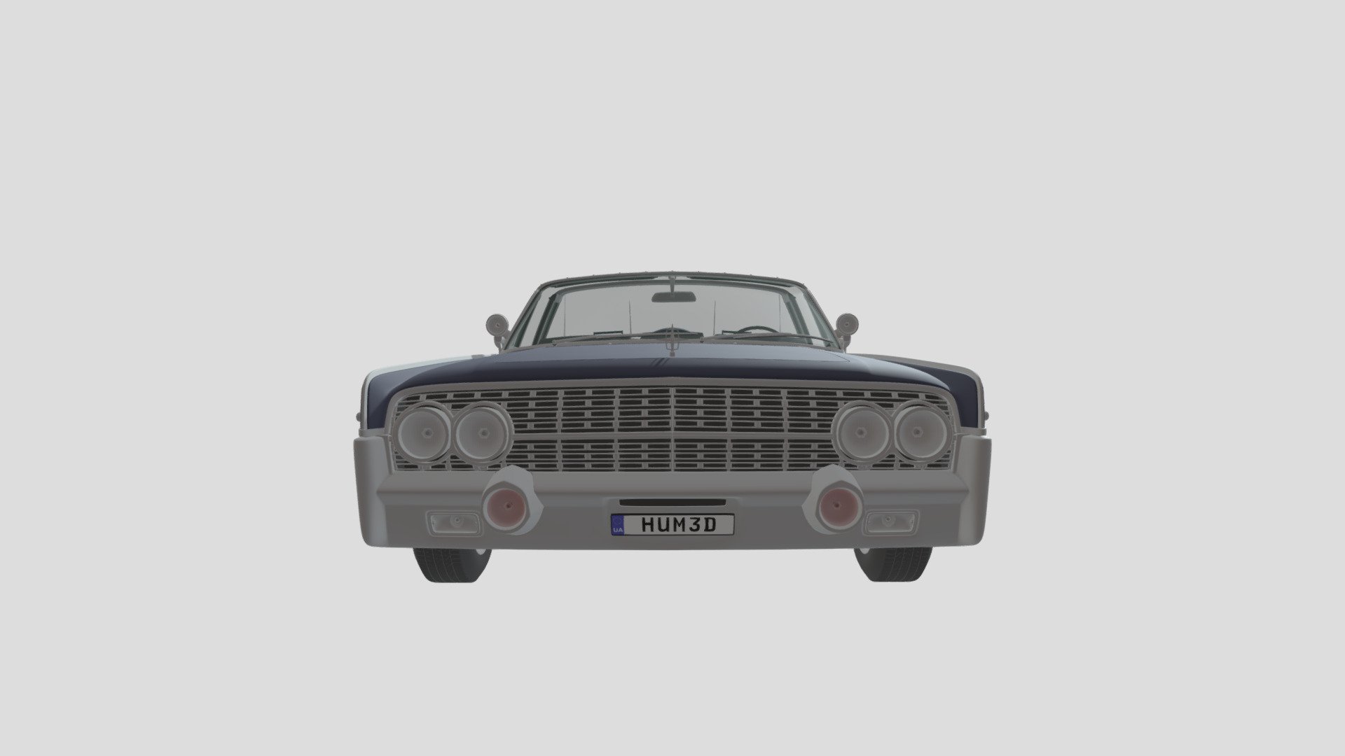 Lincoln Continental X-100 1961 - Download Free 3D model by