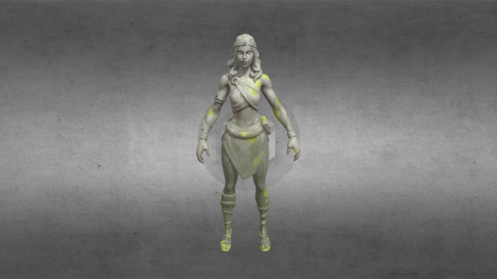 Skin stoneheart ruine 3D Model