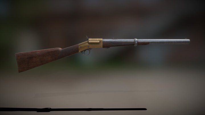 Warner Carbine 3D Model