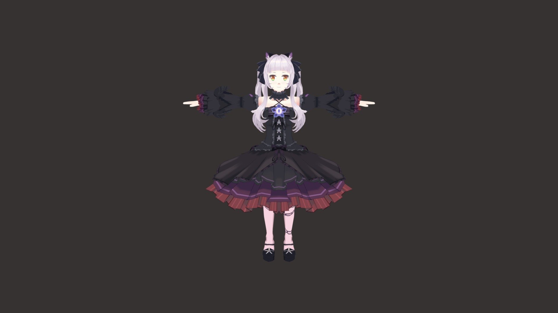 Murasaki Shion - 3D model by zantsukise 