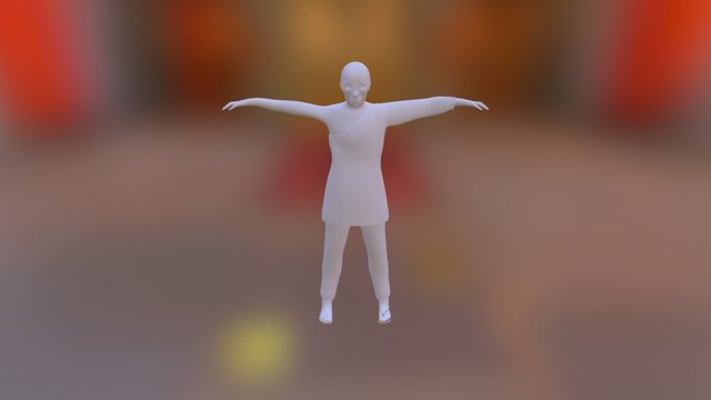 Monk V0 9 9 2 3D Model