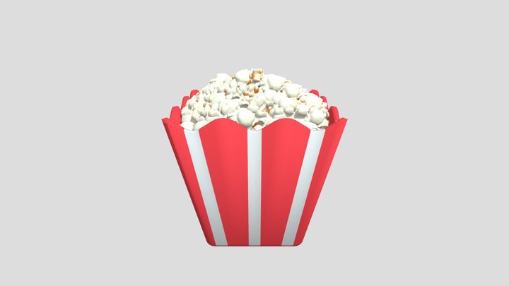 popcorn 3D Model