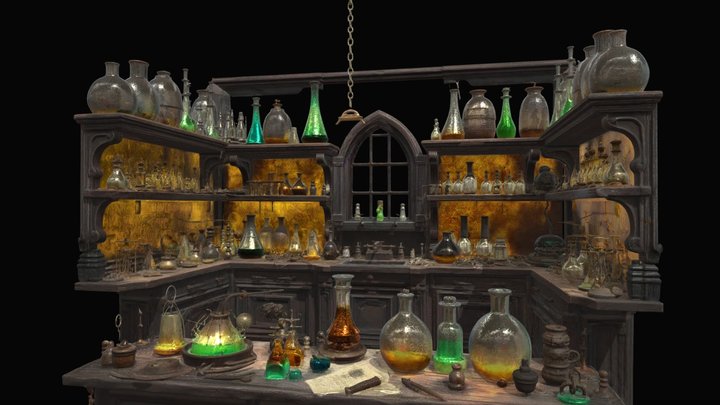 The Alchemist's Workshop – Modelo 3D gratuito STL