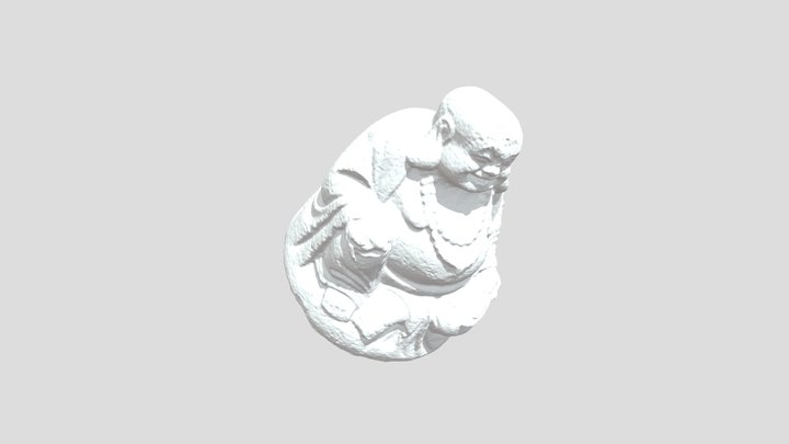 Boudha statue 3D Model