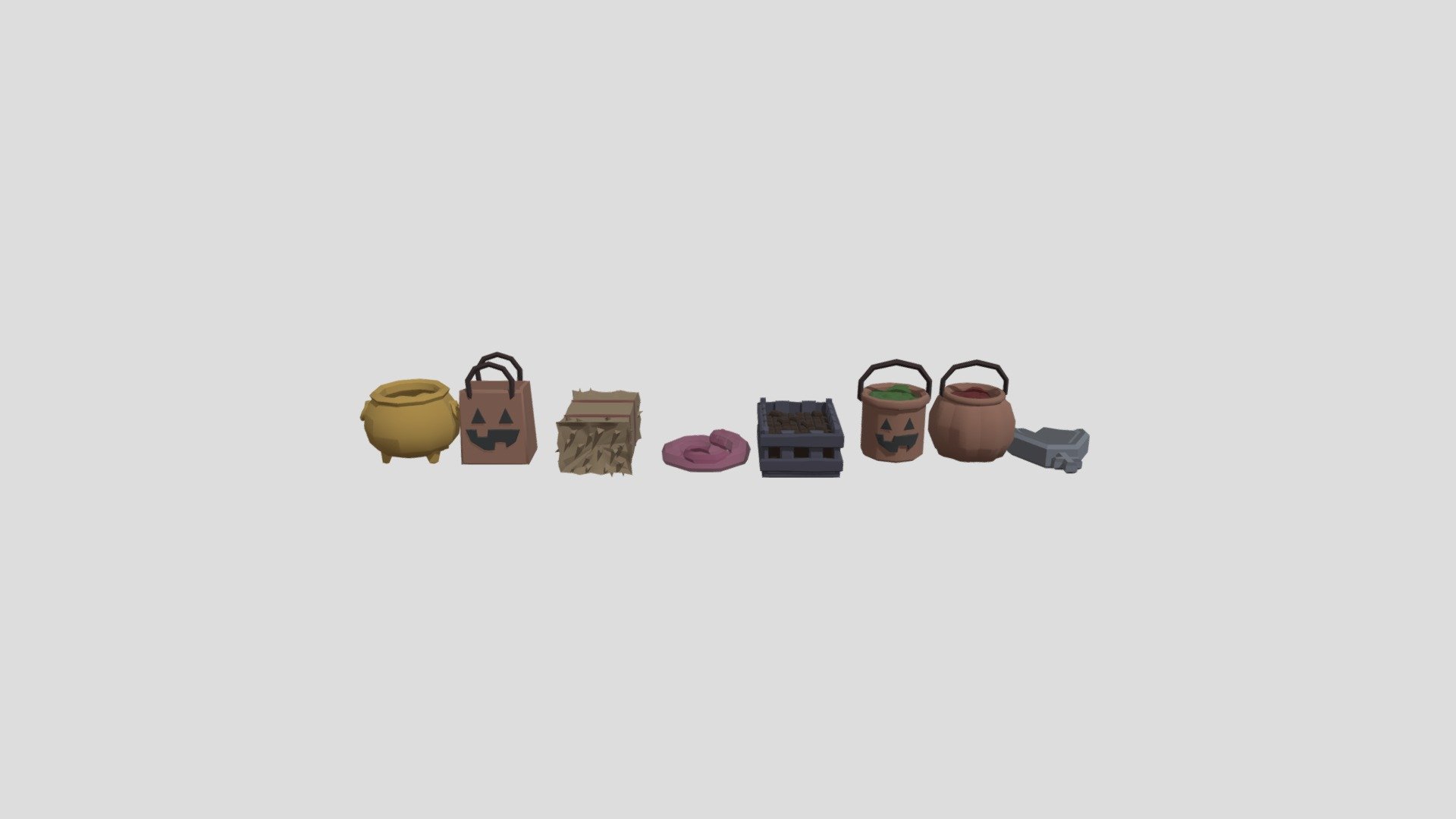 Halloween 26 Salvage Items - Download Free 3D model by Glitching Light ...