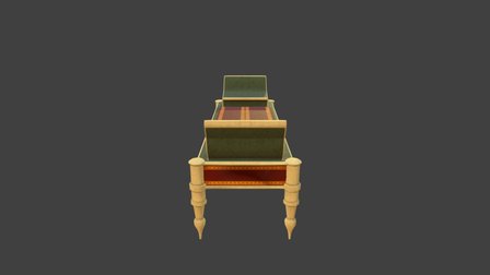 Ruins Bed 3D Model