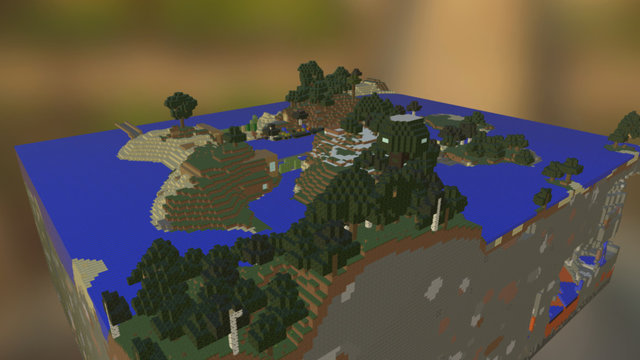 BRIDGES MINECRAFT 3D Model