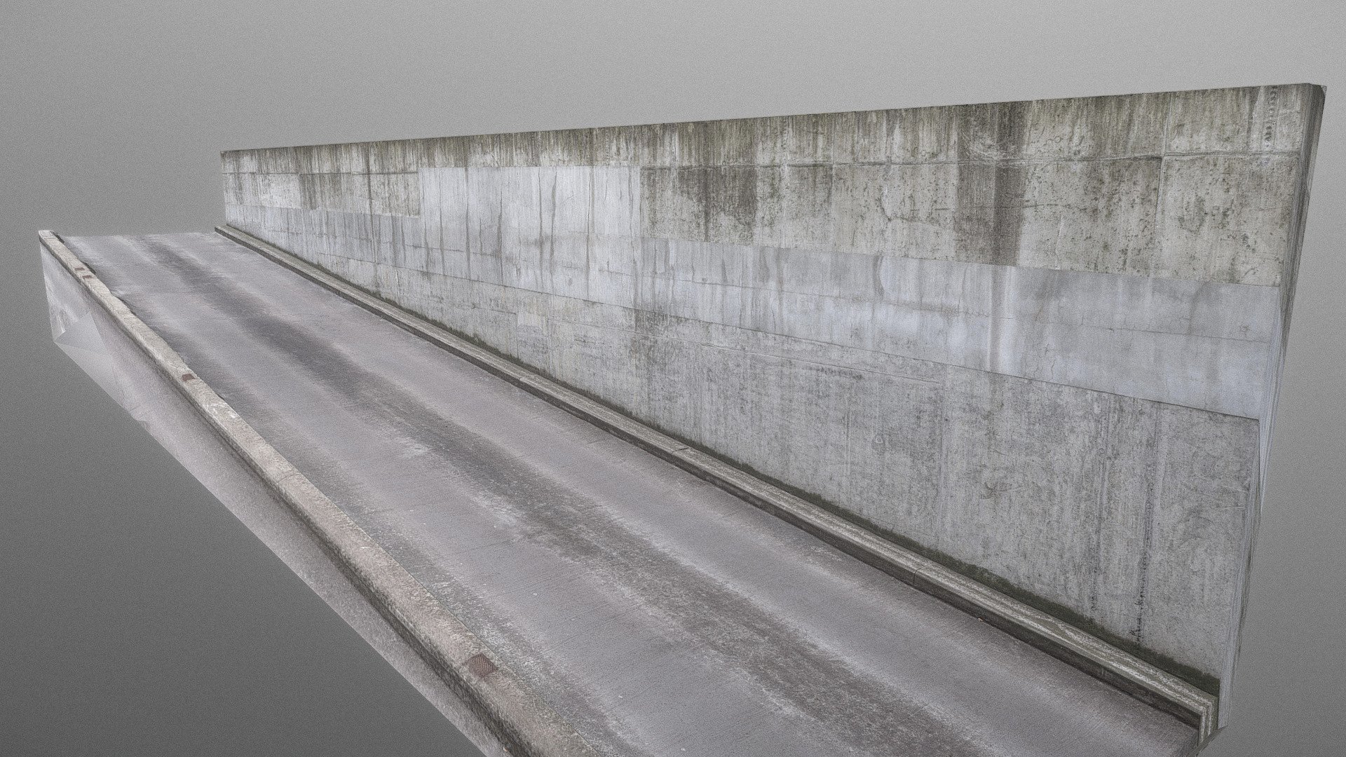 Underground parking lot concrete slope way - 3D model by matousekfoto  (@matousekfoto) [847d866], image size:1920x1080