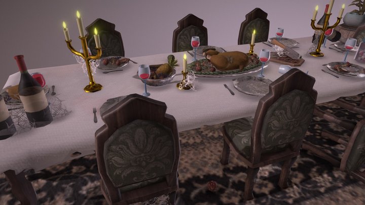 A dinner to die for 3D Model