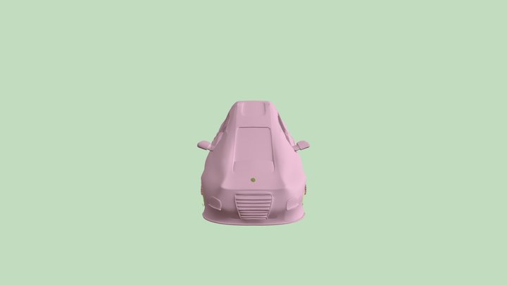 Carro de flores 3D Model