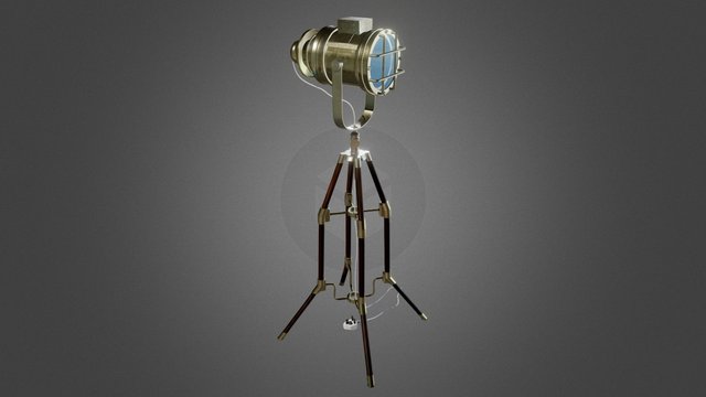 Tripod light 3D Model