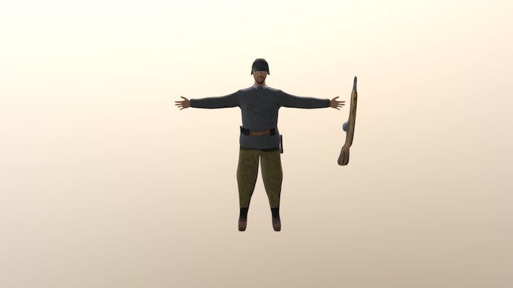 Soldat 3D Model