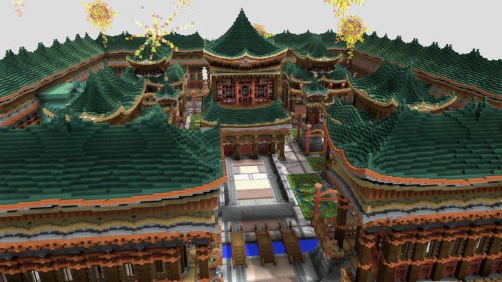 HCF Citadel Oriental Theme 3D Model