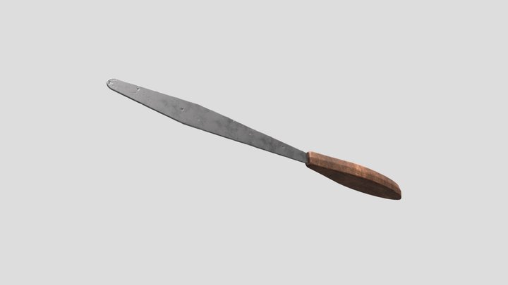 Le couteau à palette 3D Model