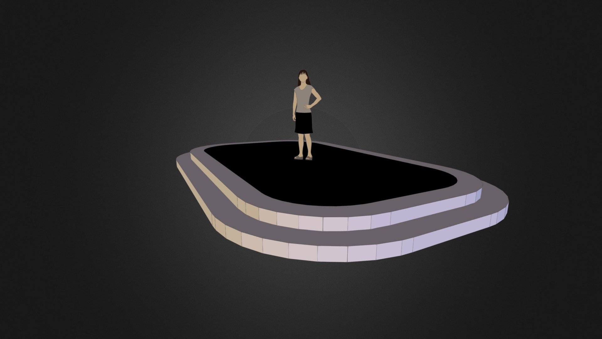 Rolling Rounded Deck 2 - Code:DECK-RRDK2 — Sketchfab embed 3D viewer