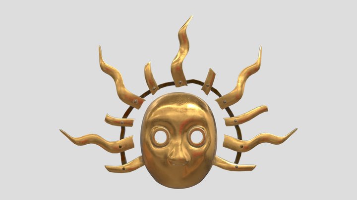 Sun Mask 3D Model