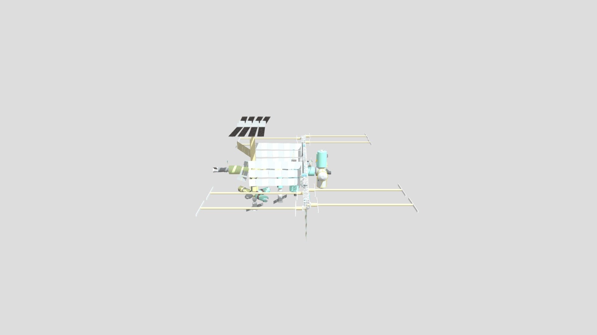 International Space Station - NASA - Download Free 3D model by ...