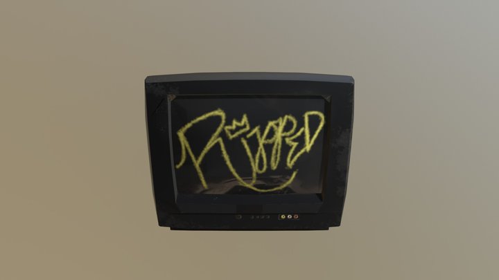 Old TV 3D Model
