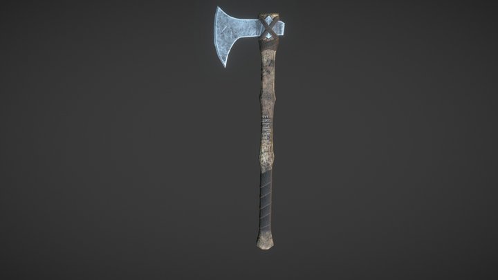 Viking Axe 3D Model