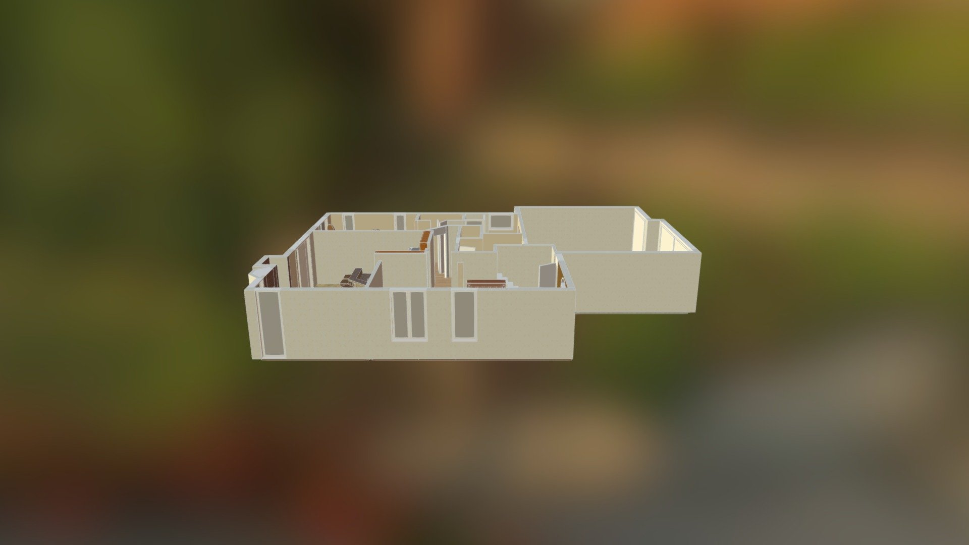 Furnished Home - 3D model by floorplanninja.com [84815d6] - Sketchfab