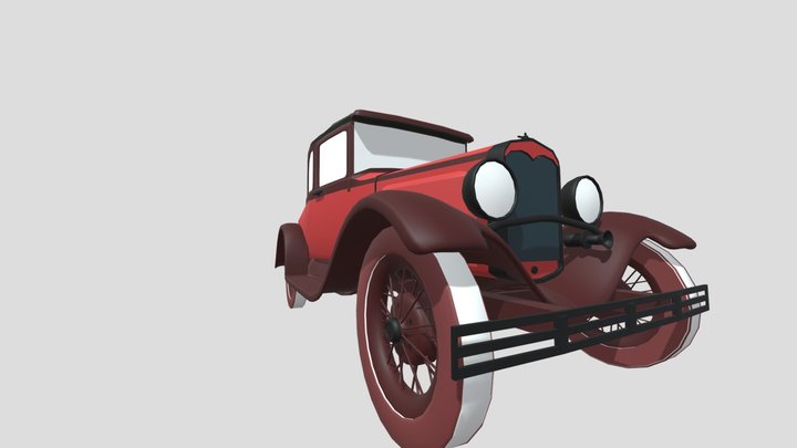 wonderyears car ford 1936 3D Model