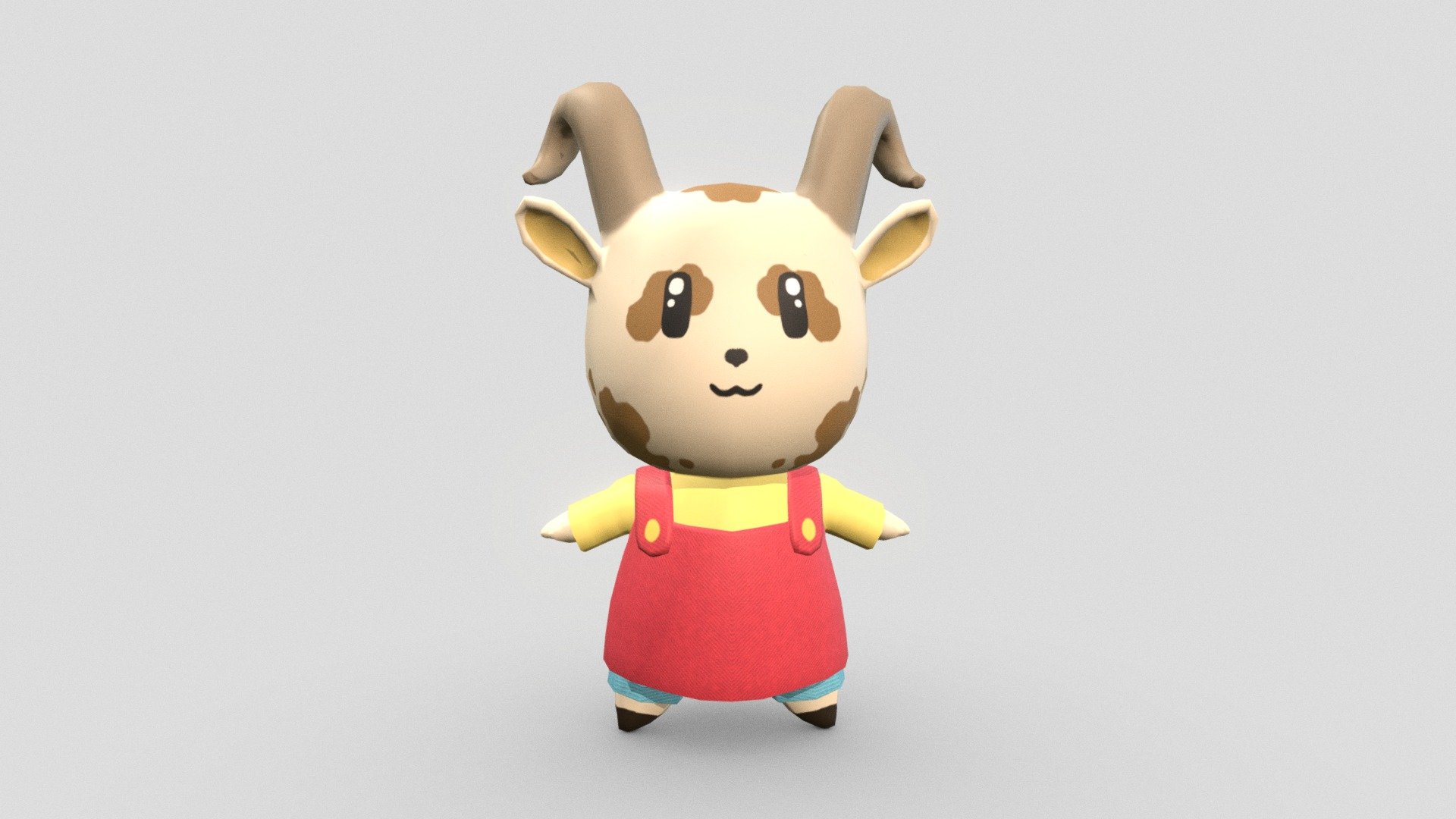 Goat - 3D Model By Quirell [8485831] - Sketchfab