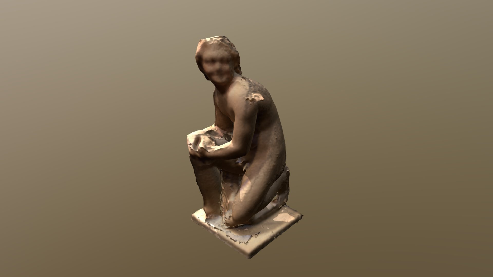 Pompeii Statue 2 — Sketchfab embed 3D viewer