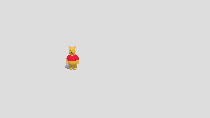 Modelagem POOH  V2 3D Model