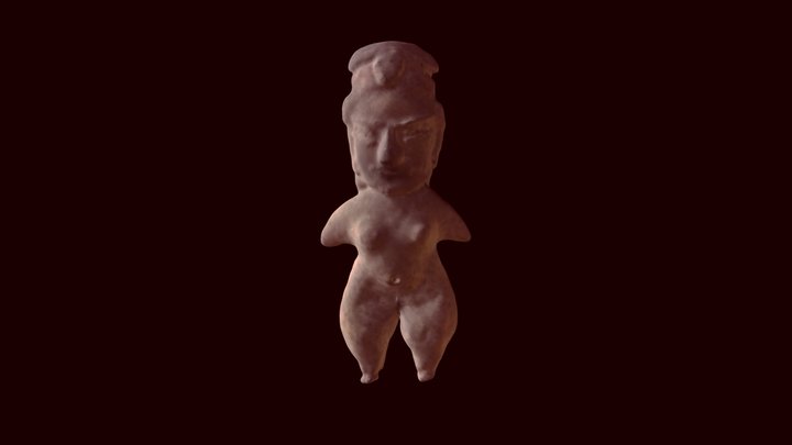 "Pretty Lady" ceramic figurine, Tlatilco 3D Model