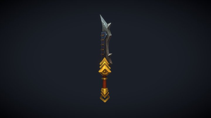 3D Motive Tutorial Sword 3D Model