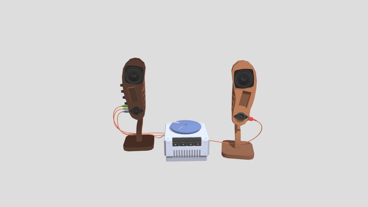 HW [XYZSchool] Detailing Speaker 3D Model