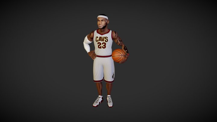 Lebron James 3D Model